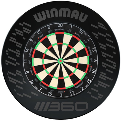 Blade 360 Dartboard Starter Set, Bundle bestehend aus Dartboard und Surround