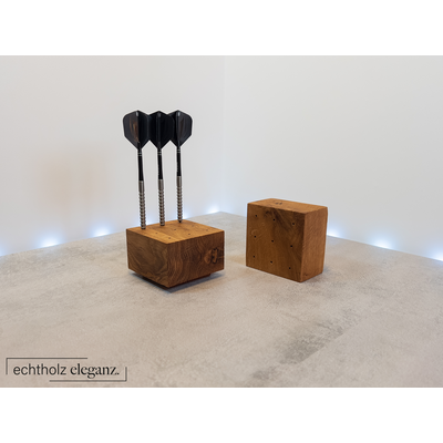 3er DartDock Eiche – Dein stylischer Dartständer - Darthalter