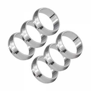 Harrows Pyramid Rings - 6 Stück - Silber