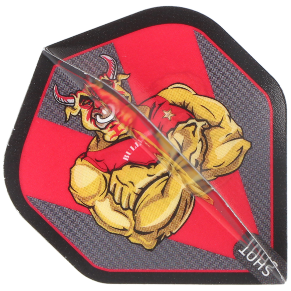 Michael Smith Bully Boy Red, Dartflight, No.2, 3 Stück, 6 image