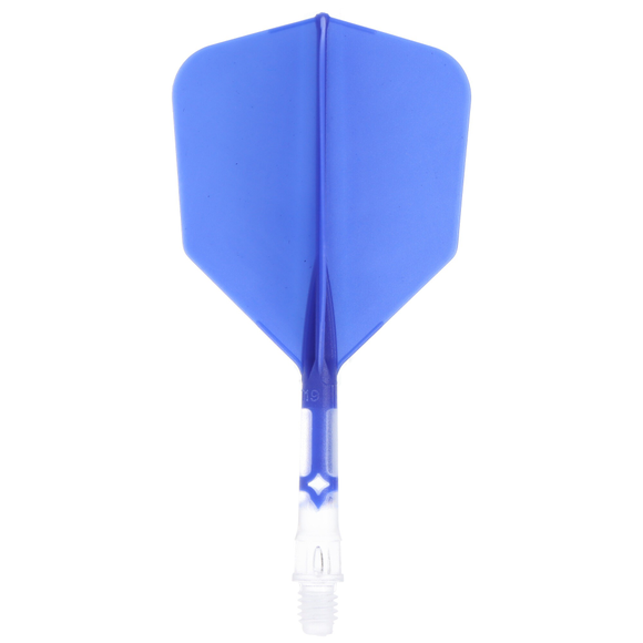 Cuesoul integrierte Dart Flights AK7, Standard S, blau transparent, 7 image