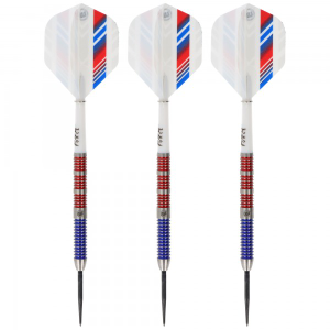 Winmau Wildcats Steeldart, blau rot, 90% Tungsten
