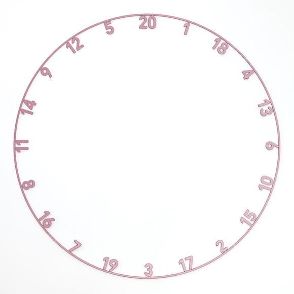 Precise180 | OnePiece Lasercut Number Ring | Rebel Rose, Farbe / Coating: Rebel Rose, 5 image