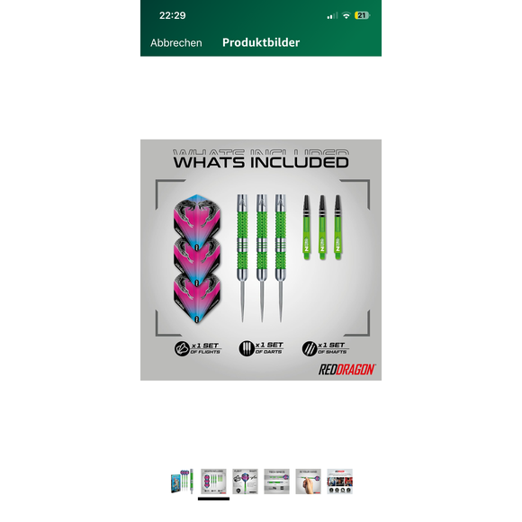 Peter Wright Mamba Darts 22 Gramm 90% Tungsten, 7 image