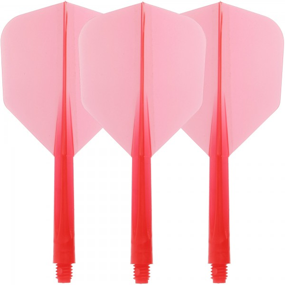 Dartflight Zero Stress, small M, rot transparent, 27,5mm