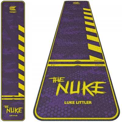 Target Luke Littler Dartmatte, The Nuke Dartteppich, 300x60cm