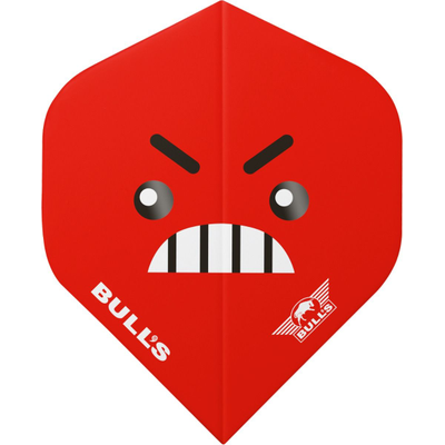 Bull's Smiley 100 Angry Std., Farbe: Rot