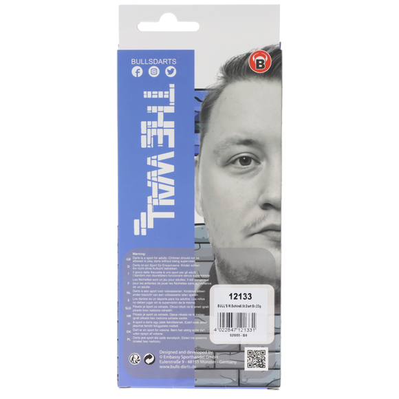 Bulls Martin Schindler Natural Brass Steeldart, The Wall, Natural Brass, 10 image