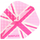 Harrows Dimplex Dartflight, Union Jack, Standard, pink, 3 Stück