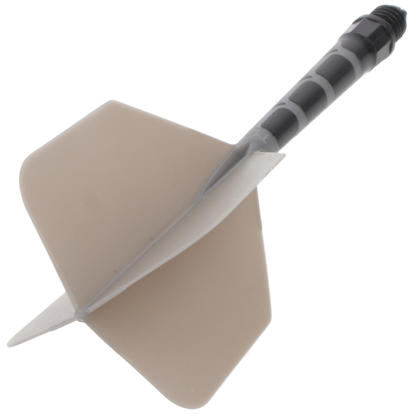 Cuesoul integrierte Dart Flights AK7, Standard L, schwarz, grau, 3 image