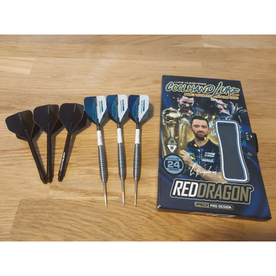 Luke Humphries Darts​ 24g inkl RED DRAGON Luke Humphries Joust XL Dart-Stiele mit Flights