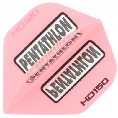 Pentathlon HD150 Dart Flights, Rosa Pink, 3 Stück 150 Micron