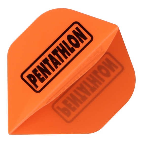 Pentathlon HD100 Dart Flights, neonorange, 3 Stück