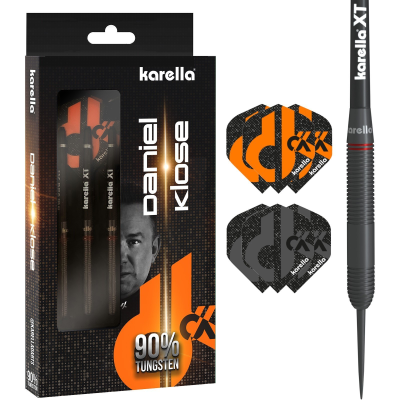 Karella Steeldarts Daniel „Dan the Man“ Klose, 90% Tungsten, Gewicht: 24