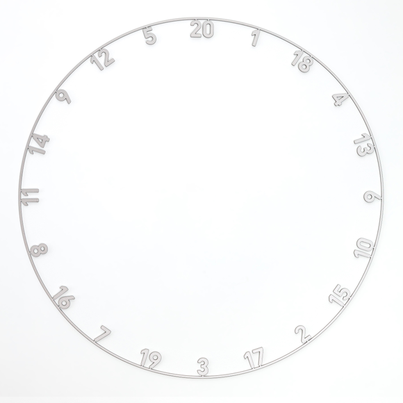 Precise180 | OnePiece Lasercut Number Ring | Gunmetal, Farbe / Coating: Gunmetal, 5 image