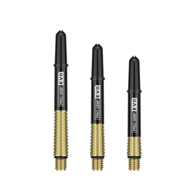 Target Pro Grip EVO Shafts - Gold, Länge: Short 34 mm