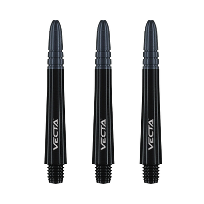 Winmau Vecta Shafts - Schwarz, Variante: Short