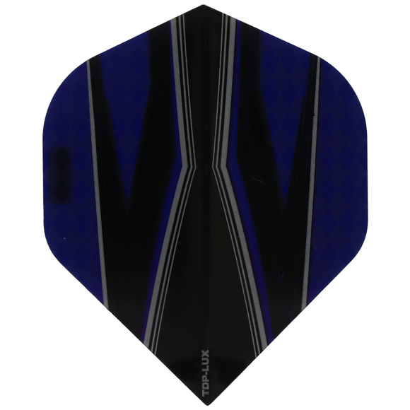 Pentathlon TDP-Lux Dartflight, Vision Black Centre, No2, Standard, dunkelblau, 3 Stück, 4 image