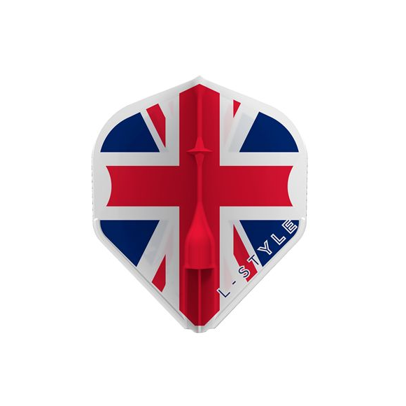 L-Style Union Jack Clear White L1EZ Flights