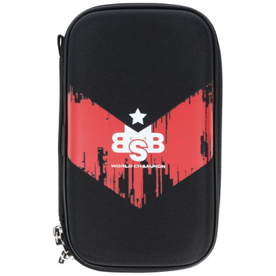 Michael Smith Dartcase, Pocket, schwarz mit rotem Aufdruck