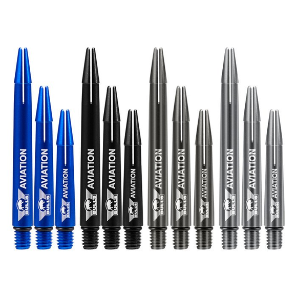 Bull's Aviation Aluminium Shafts Grey Aluminium, Shaft Länge: Intermediate, Farbe: Grau, 2 image