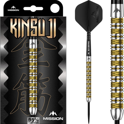 Mission Kinsuji Darts - Steel Tip - 95% Tungsten, Gewicht: 24g