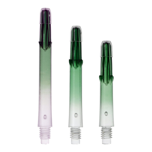 L-Style Locked Straight TwoTone Shafts - Transparent / Grün, Länge: 190
