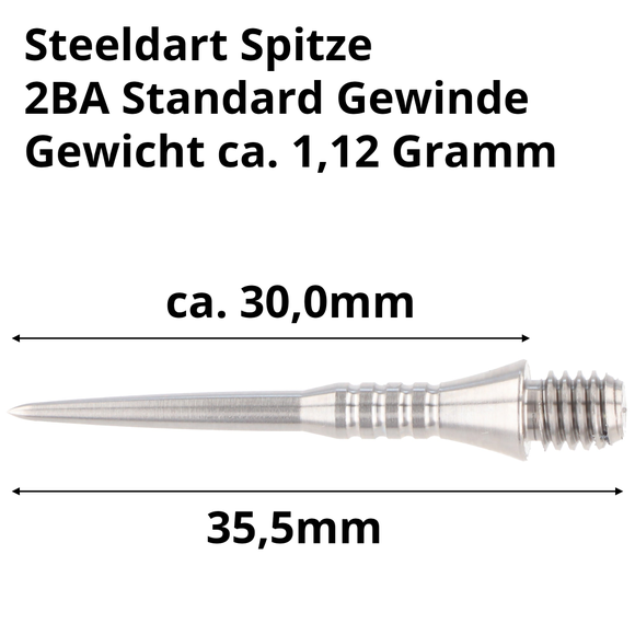 Lance TR Titanium Conversions Point Steeldartspitze, 30mm, 8 image