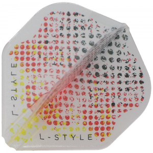 L-Style EZ L- Flights, L1, Type B, Gabriel Clemens, V4, klar-weiß, 3 Stück