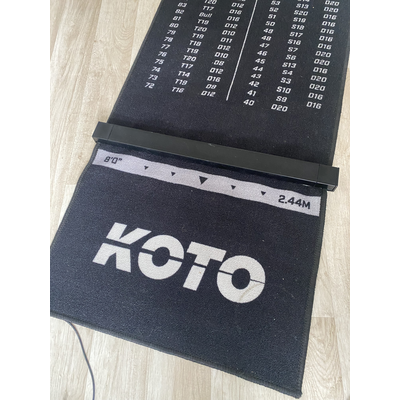KOTO Dartsmatte mit Oche