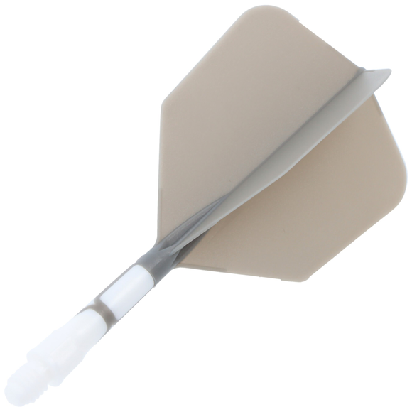 Cuesoul integrierte Dart Flights AK7, Standard S, grau weiß, 2 image