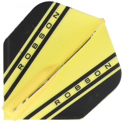 ROBSON PLUS V Dart Flights gelb No.2, 40,5 x 35,8mm