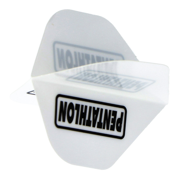 Pentathlon HD100 Dart Flights, weiß, 3 Stück, 6 image