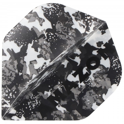 Dart Flights Camouflage grau Standard No.2, 44x36mm