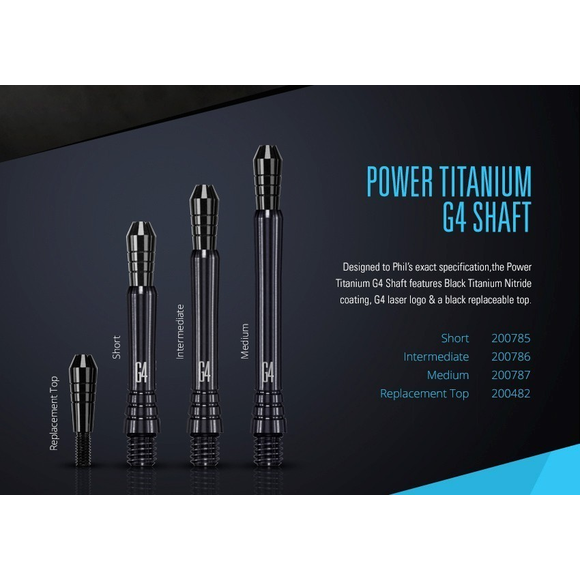 Phil Taylor Power Titanium Shaft GEN4