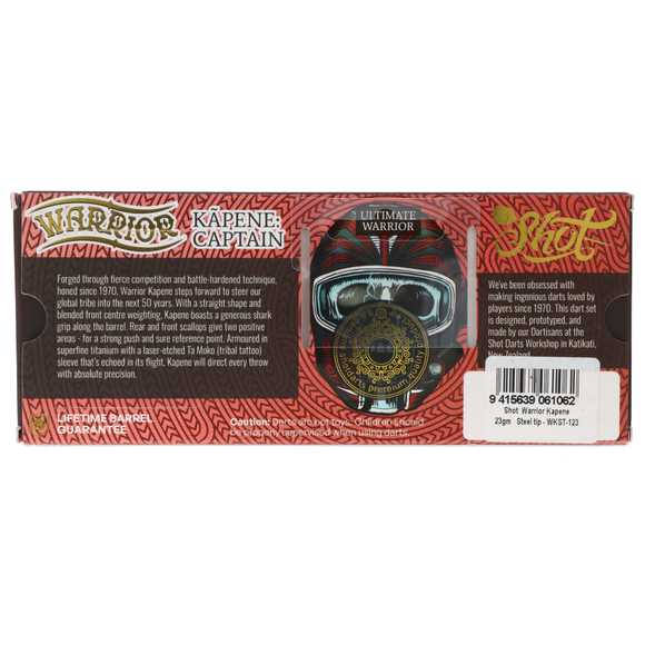 Warrior Kapene Captain Steeldarts, 90% Tungsten, 23 gramm, 10 image