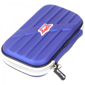 Bull's Wings Case Darttasche, groß, blau