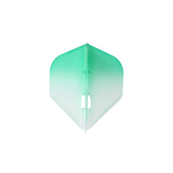 L-Style - Two Tone Clear L1PRO Flights, Farbe: Grün
