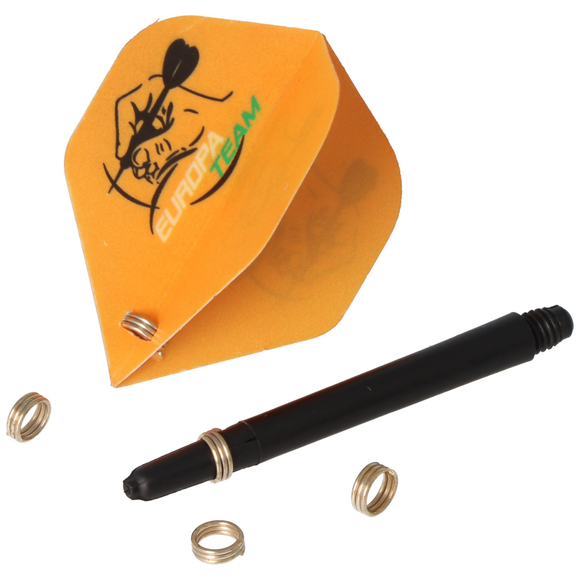 Federschaftringe, Schaftringe Goldfarben, 5 Stück, 4 image