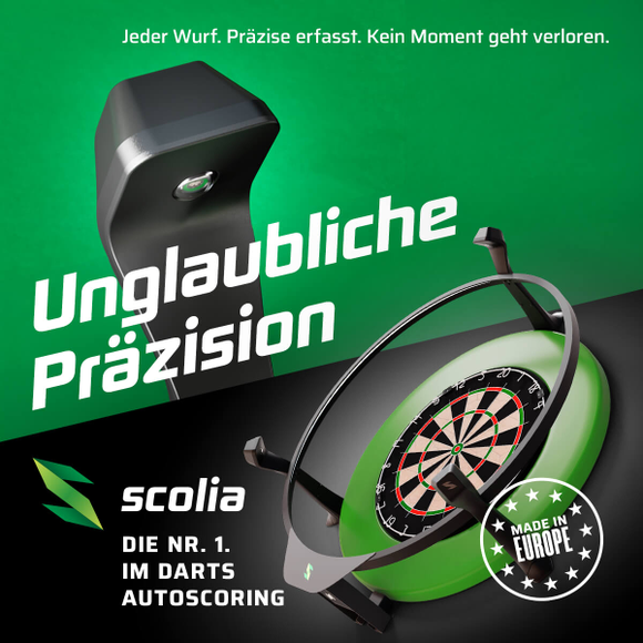 Scolia Home 2 Flex Solo | 2026 Series | Flex-Version für Winmau Plasma | Steeldart-Autoscoring-System, Home 2 Beleuchtung: ohne LED Ring, Home 2 Version: Flex Version (Abo), Farbe: Schwarz, 8 image