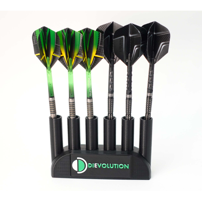 DIEVOLUTION Smart Stand 6 - Dartständer/ Dartshalter für 6 Darts
