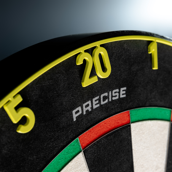 Precise180 | OnePiece Lasercut Number Ring | Electric Yellow, Farbe / Coating: Electric Yellow