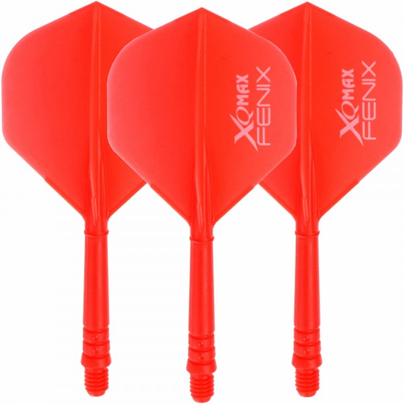 Fenix Dart Flight und Shaft, All-In-One System, rot, 28mm