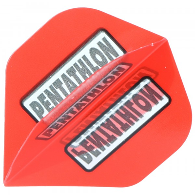 Pentathlon Dart Flights rot, HD100, 3 Stück