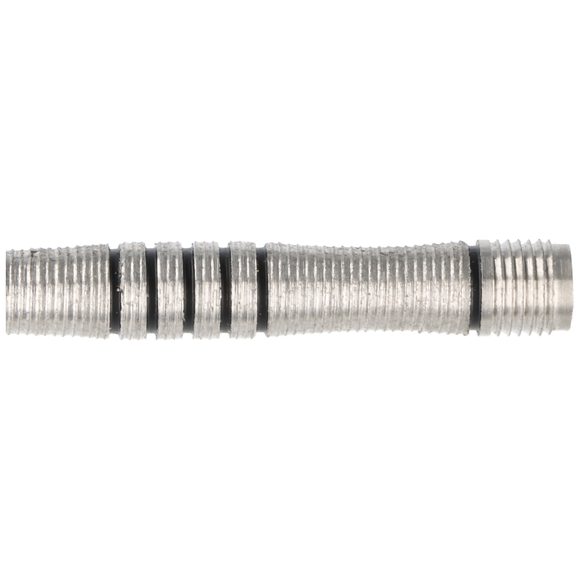 Steeldart Barrel silber schwarz mit 2 Mulden, 90% Tungsten, 26gr, 6 image