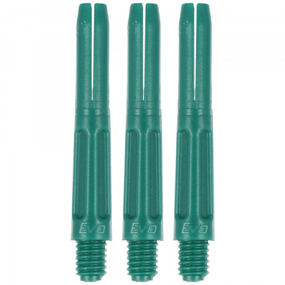 EVO Schaft Polyester, 34mm, opalgrün, 3 Stück