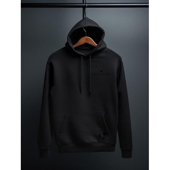 STEELIKONE, Hoodie "PITCH BLACK" Series, Farbe: Schwarz, Größe: S