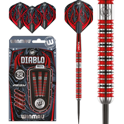 Wimau Diablo Steeldarts 90%, Gewicht: 24