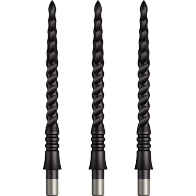 Mission Sniper Lunar CS Steel Tip Wechselspitzen Schwarz, Länge: 28mm