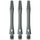 Aluminium Dart Shaft Gun Metal, Short, 3 Stück